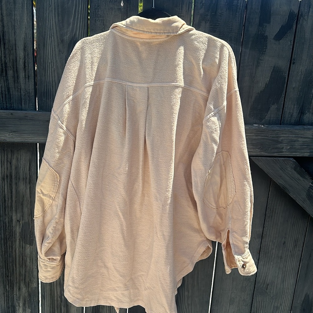 Free People Ruby Shacket In Apricot - image 2